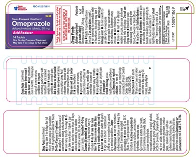 Label (Amerisource Omeprazole Tablets 14ct Label)